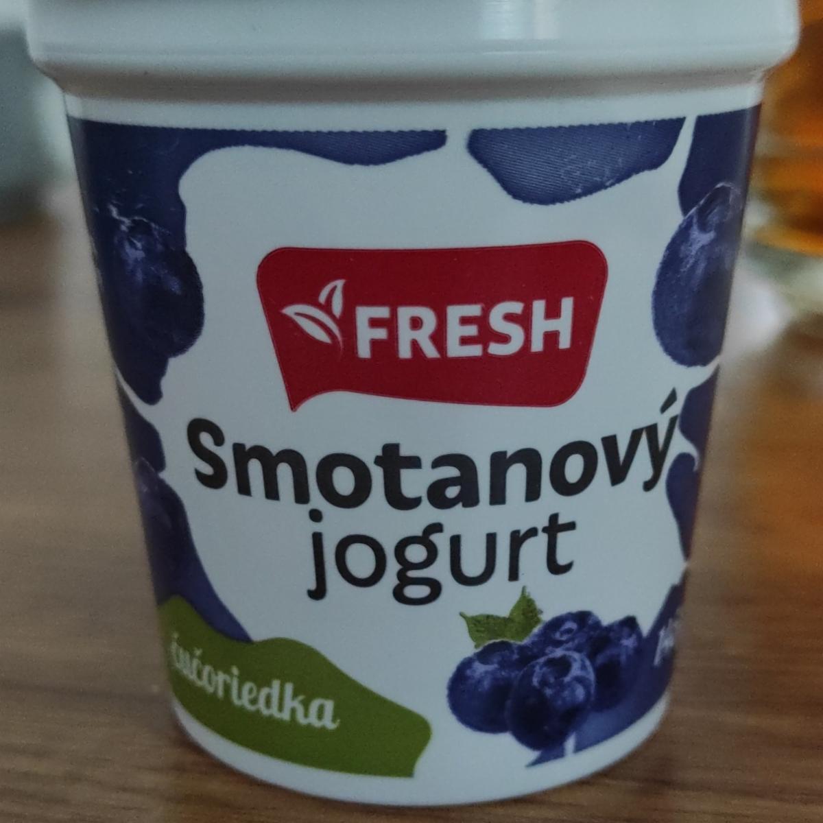 Fotografie - Smotanový jogurt čučoriedka Fresh