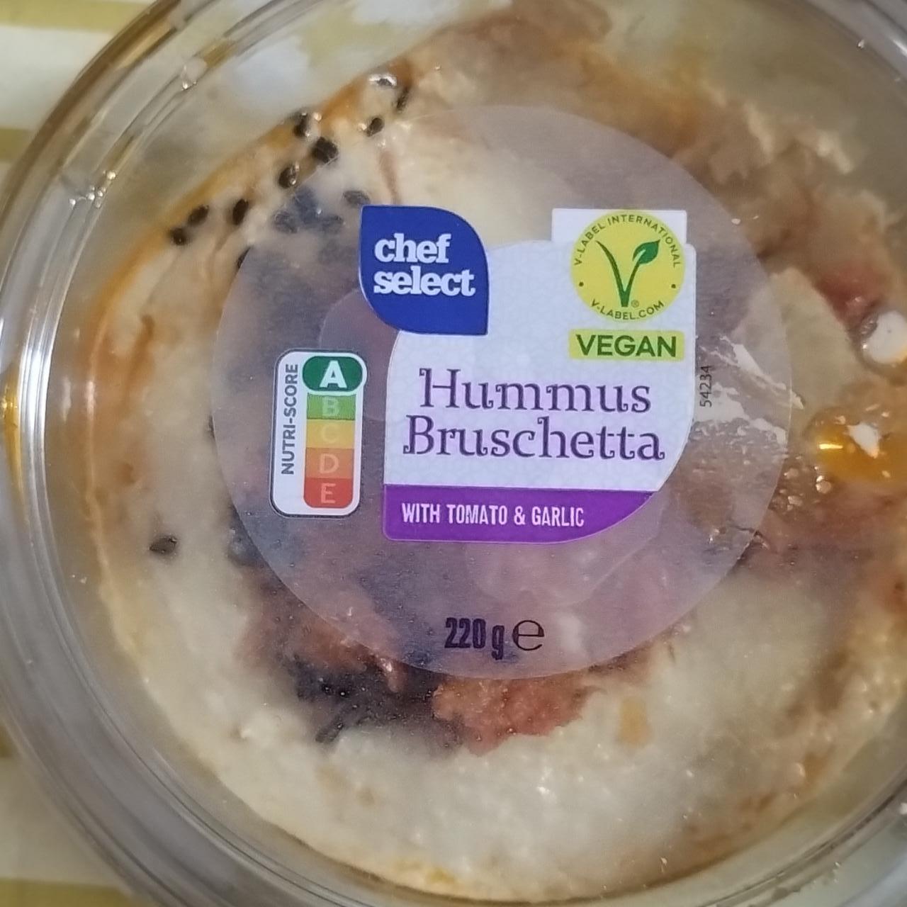Fotografie - Hummus Bruschetta with tomato & garlic Chef select