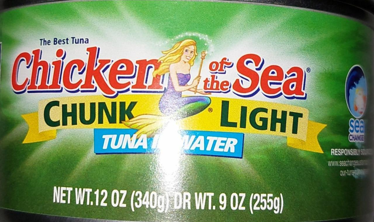 Fotografie - Tuna in water Chunk light Chicken of the Sea