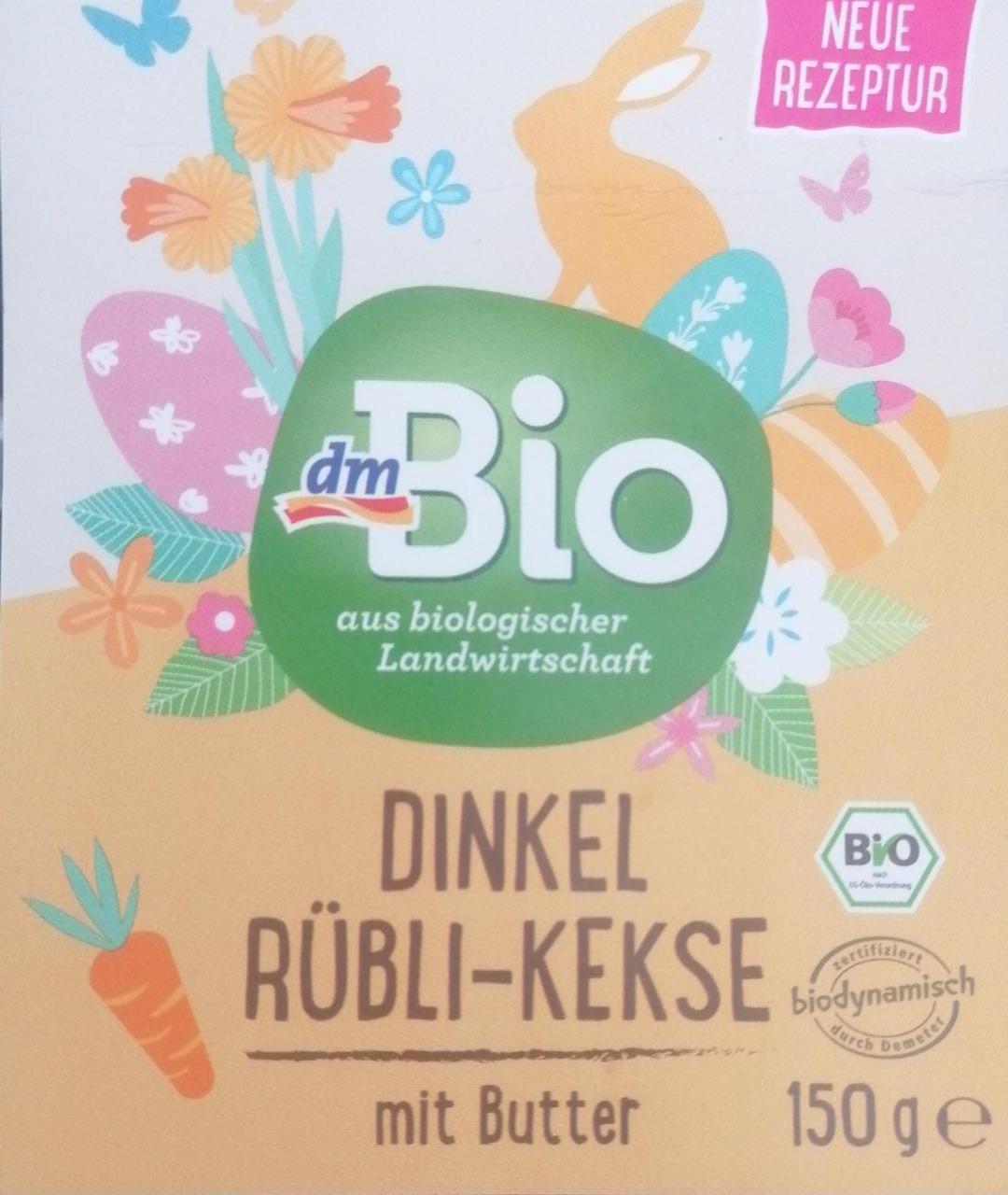 Fotografie - Dinkel Rübli-Kekse mit Butter dmBio