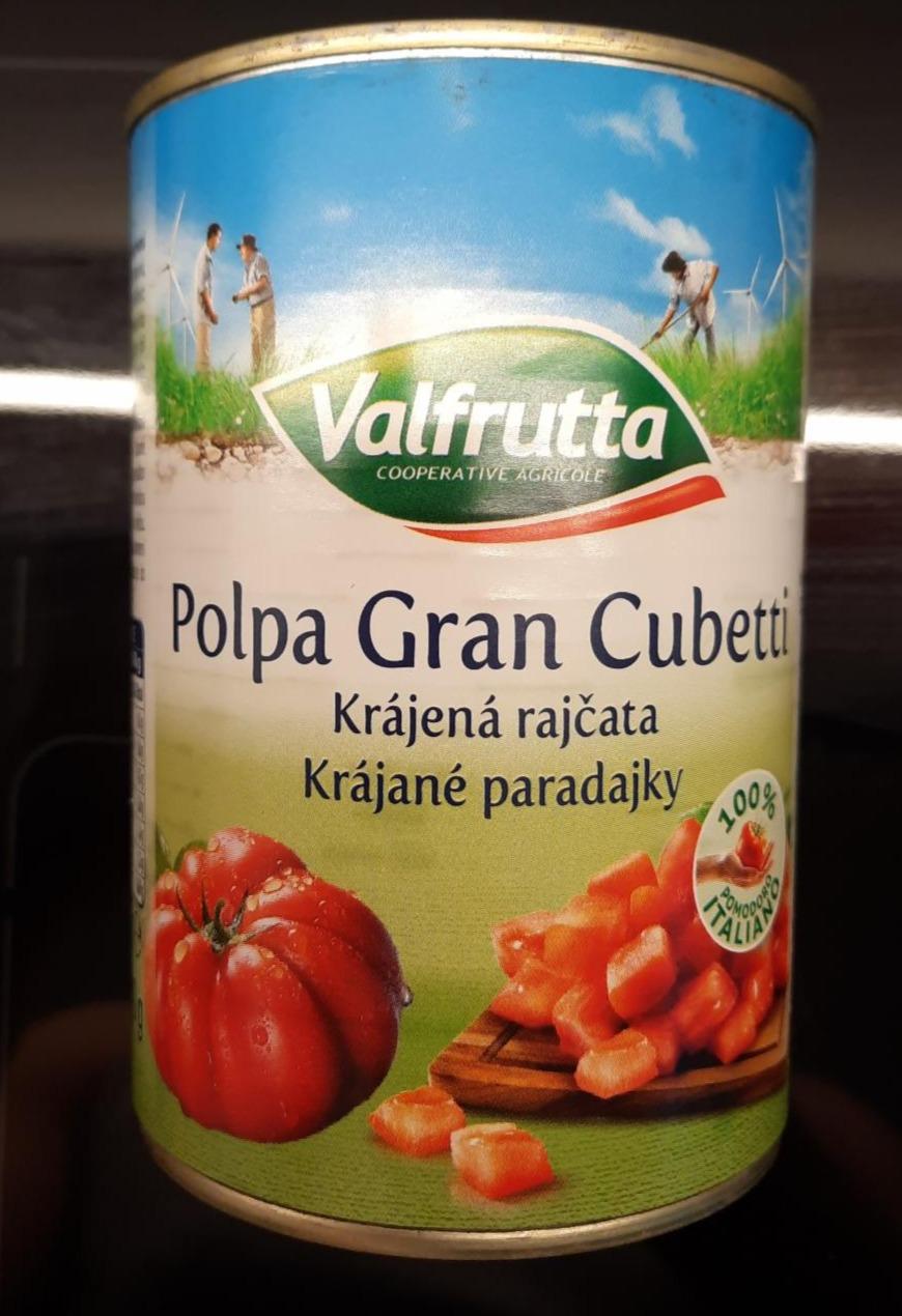Fotografie - Polpa Gran Cubetti Krájané paradajky Valfrutta