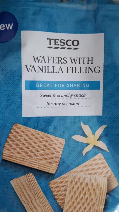 Fotografie - Wafers with Vanilla Filling Tesco