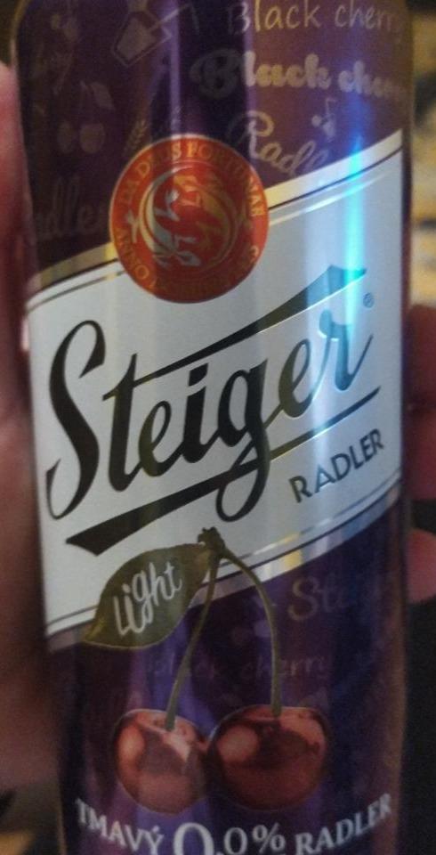 Fotografie - Steiger Light Tmavý 0% Radler Black Cherry