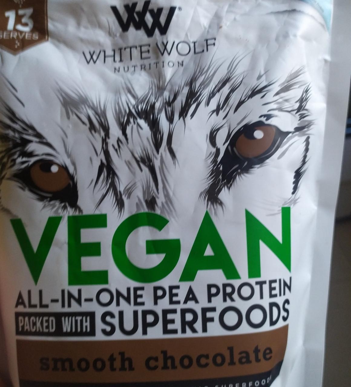 Fotografie - Vegan smooth chocolate protein White Wolf
