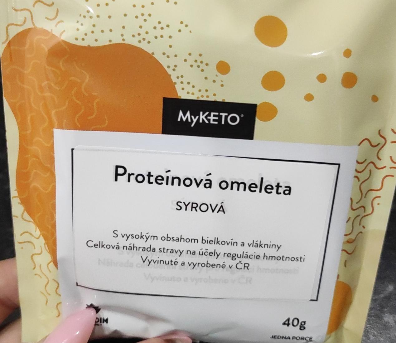 Fotografie - Proteínová omeleta syrová MyKeto