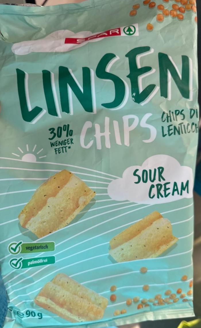 Fotografie - Linsen Chips Sour Cream Spar