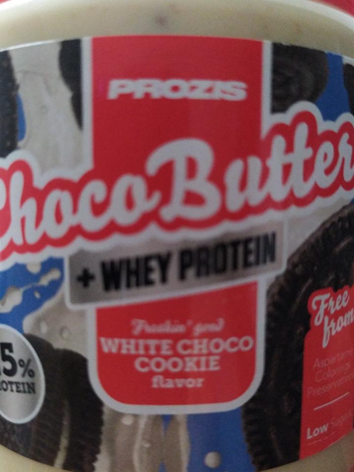 Fotografie - Prozis choco butter+whey protein white choco cookie