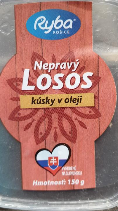 Fotografie - Nepravý losos Kúsky v oleji Ryba Košice