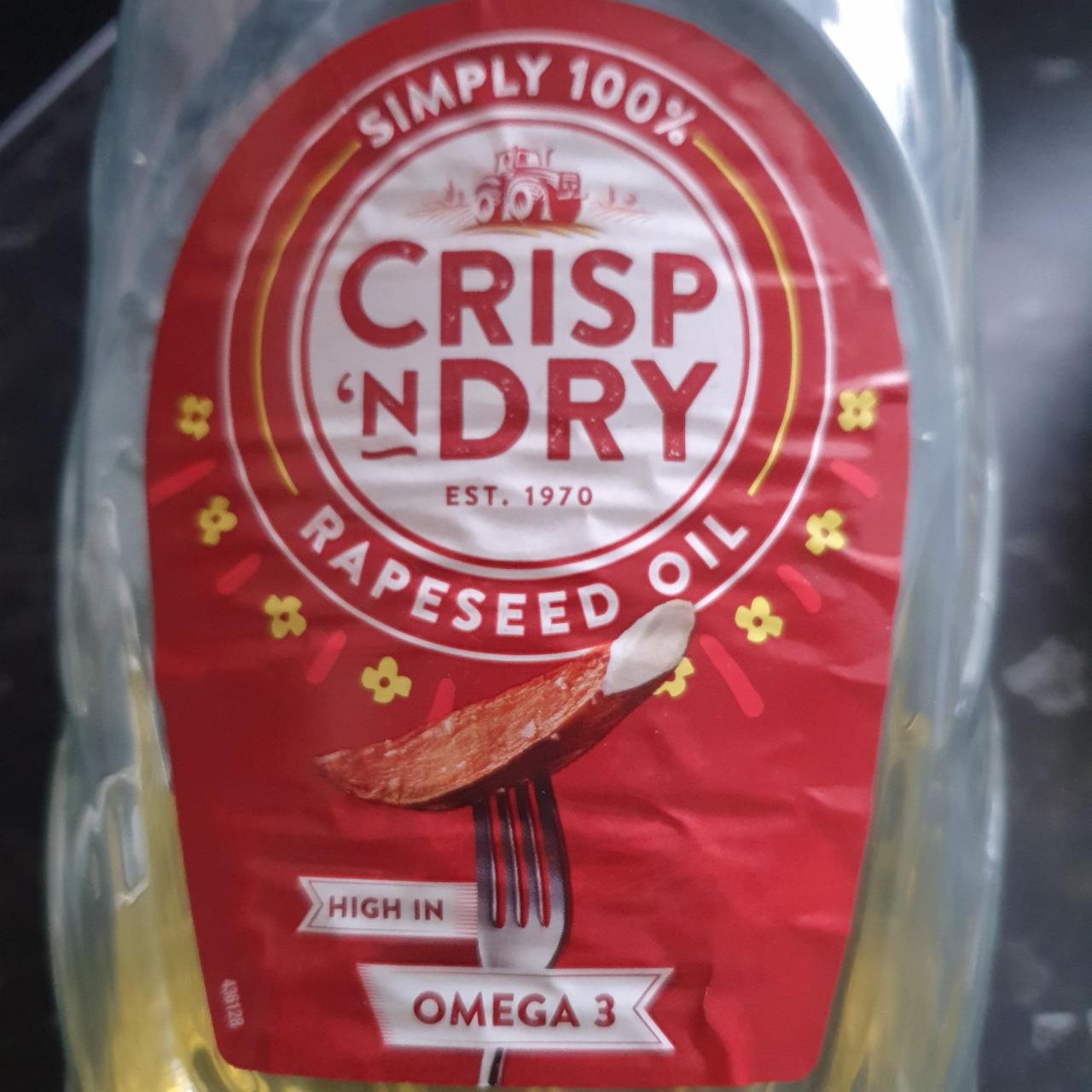 Fotografie - Rapeseed oil Crisp ´N Dry