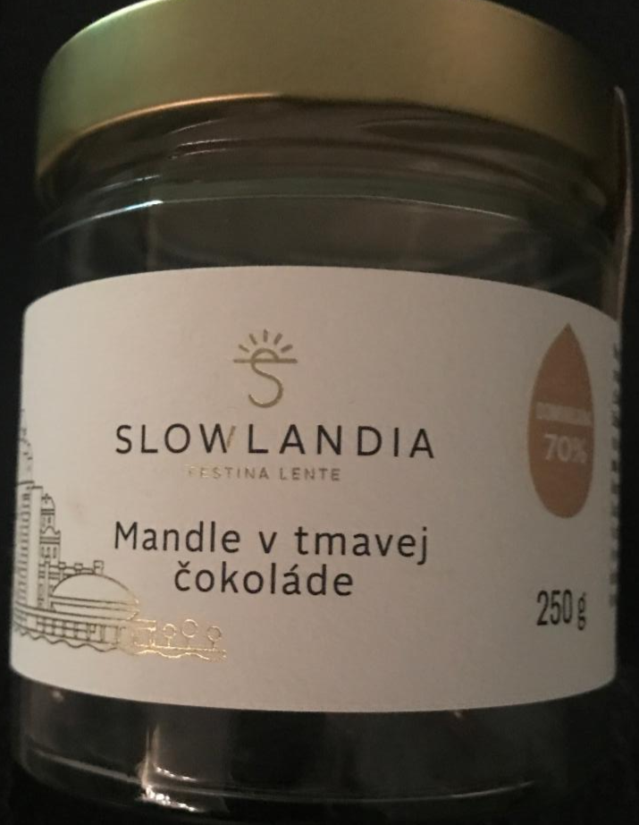 Fotografie - mandle v tmavej čokoláde Slowlandia