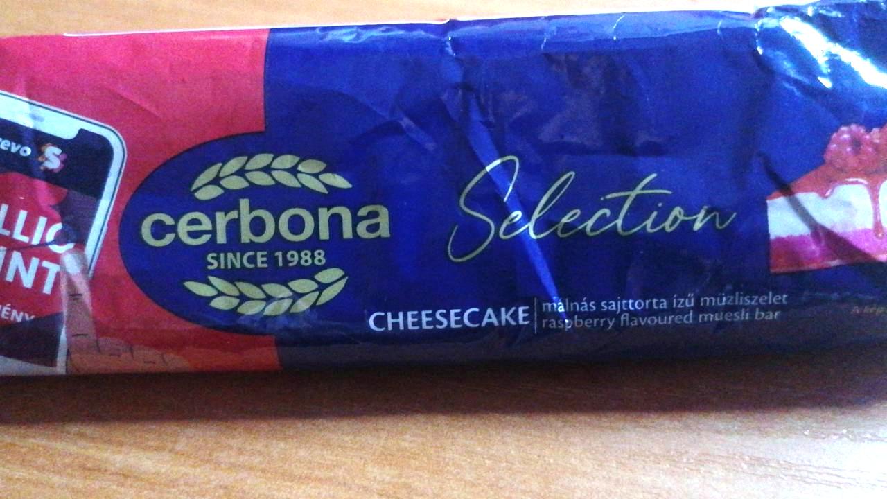 Fotografie - Selection Cheesecake Cerbona musli tyčinka