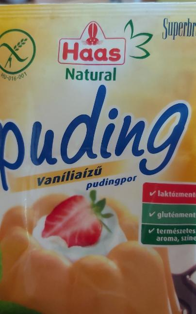 Fotografie - gluten free puding HAAS NATURAL