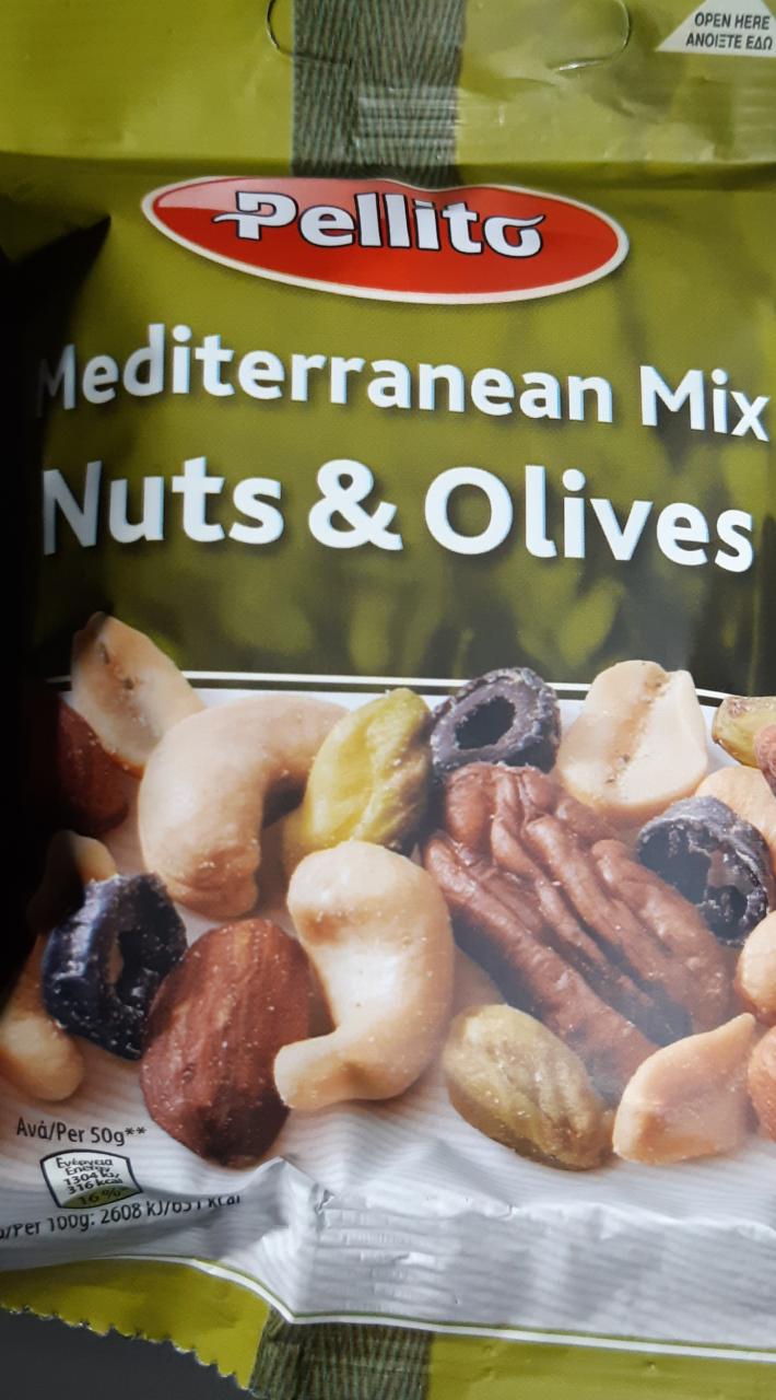 Fotografie - Mediterranean mix nuts & olives Pellito