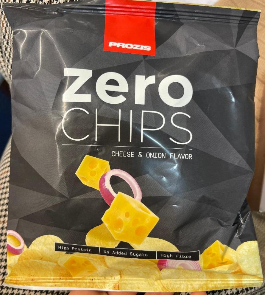 Fotografie - Zero chips cheese and onion Prozis
