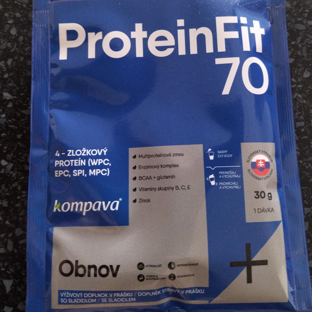 Fotografie - ProteinFit 70 Kompava
