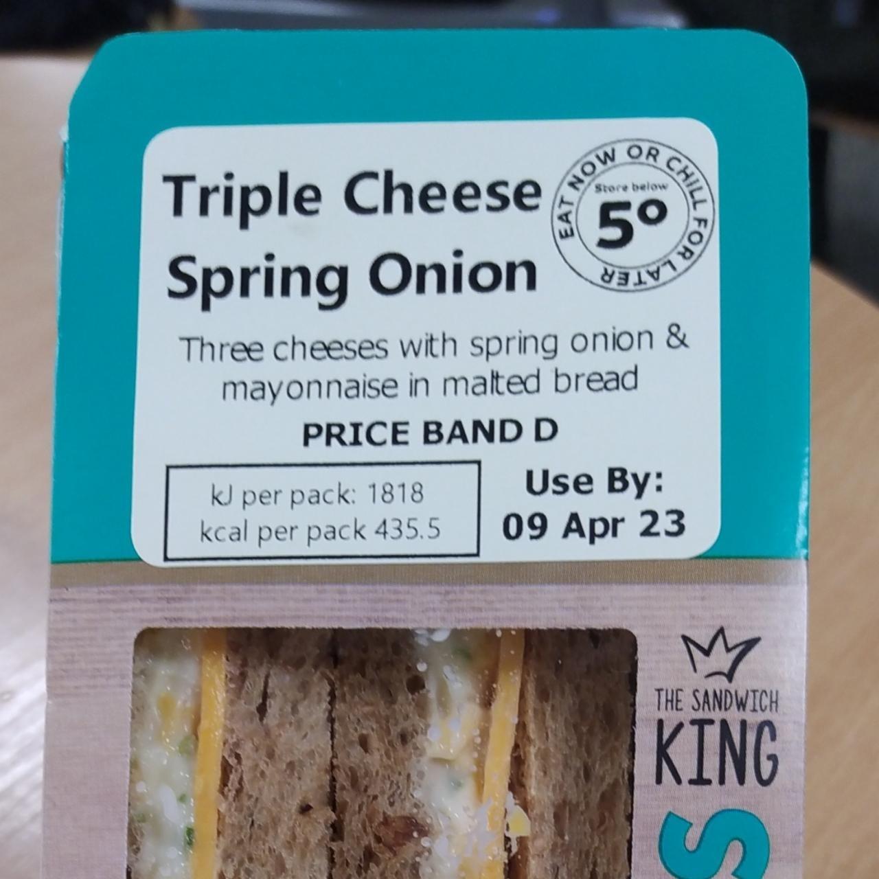 Fotografie - Triple Cheese Spring Onion The Sandwich King