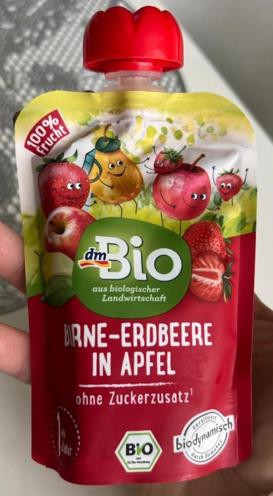 Fotografie - Birne-Erdbeere in Apfel dmBio