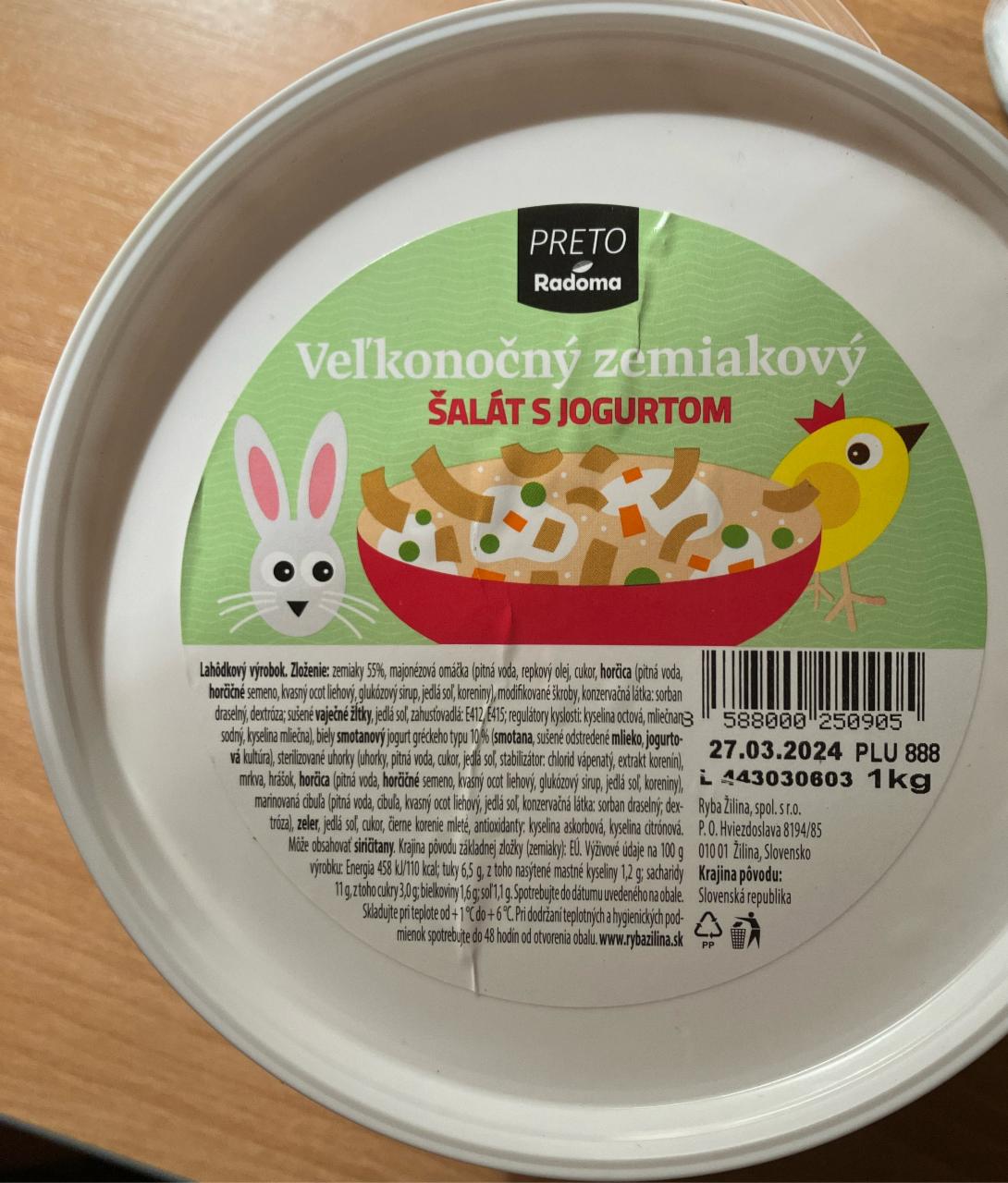 Fotografie - Veľkonočný zemiakový šalát s jogurtom Preto Radoma