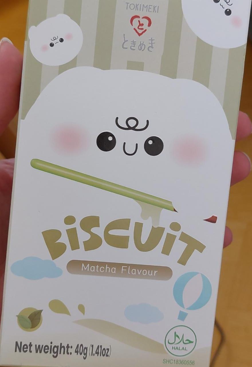 Fotografie - Biscuit Matcha flavour Tokimeki