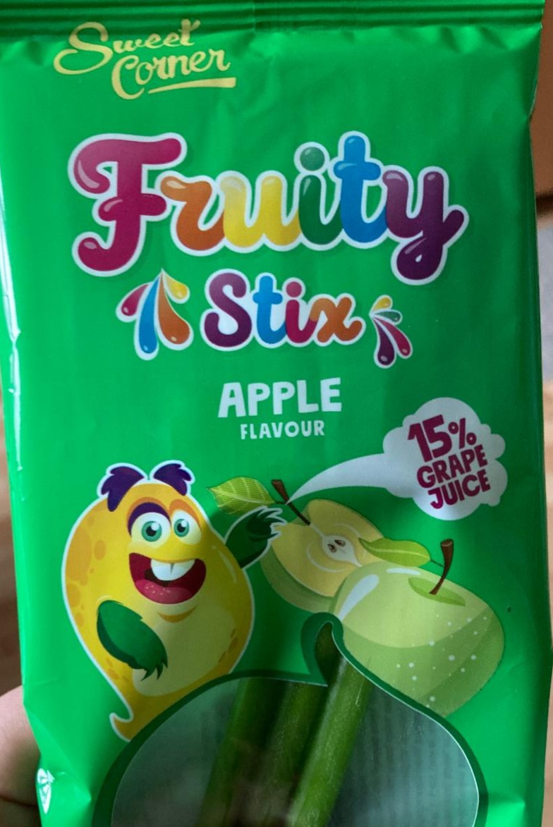 Fotografie - Fruity Stix Apple flavour Sweet Corner