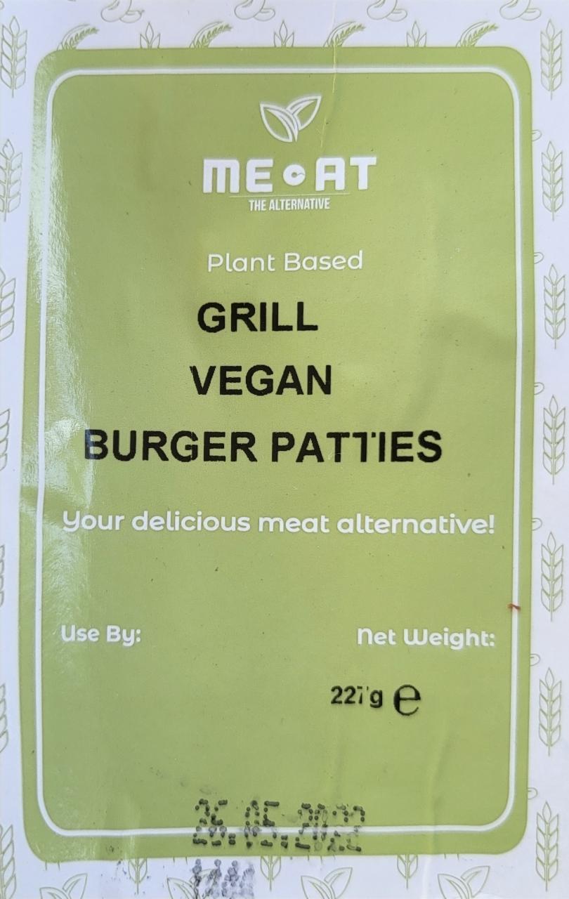 Fotografie - Grill vegan burger patties