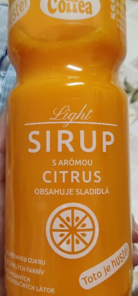Fotografie - Coffea Light sirup Citrus