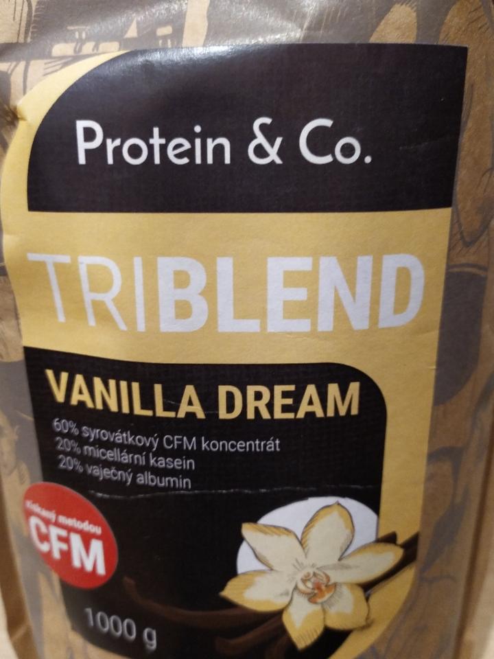 Fotografie - Triblend protein vanilla dream Protein & Co.