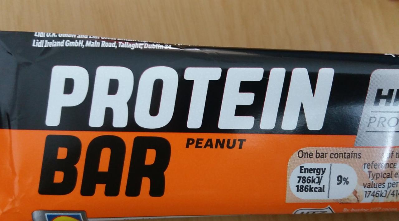 Fotografie - Protein bar peanut LIDL