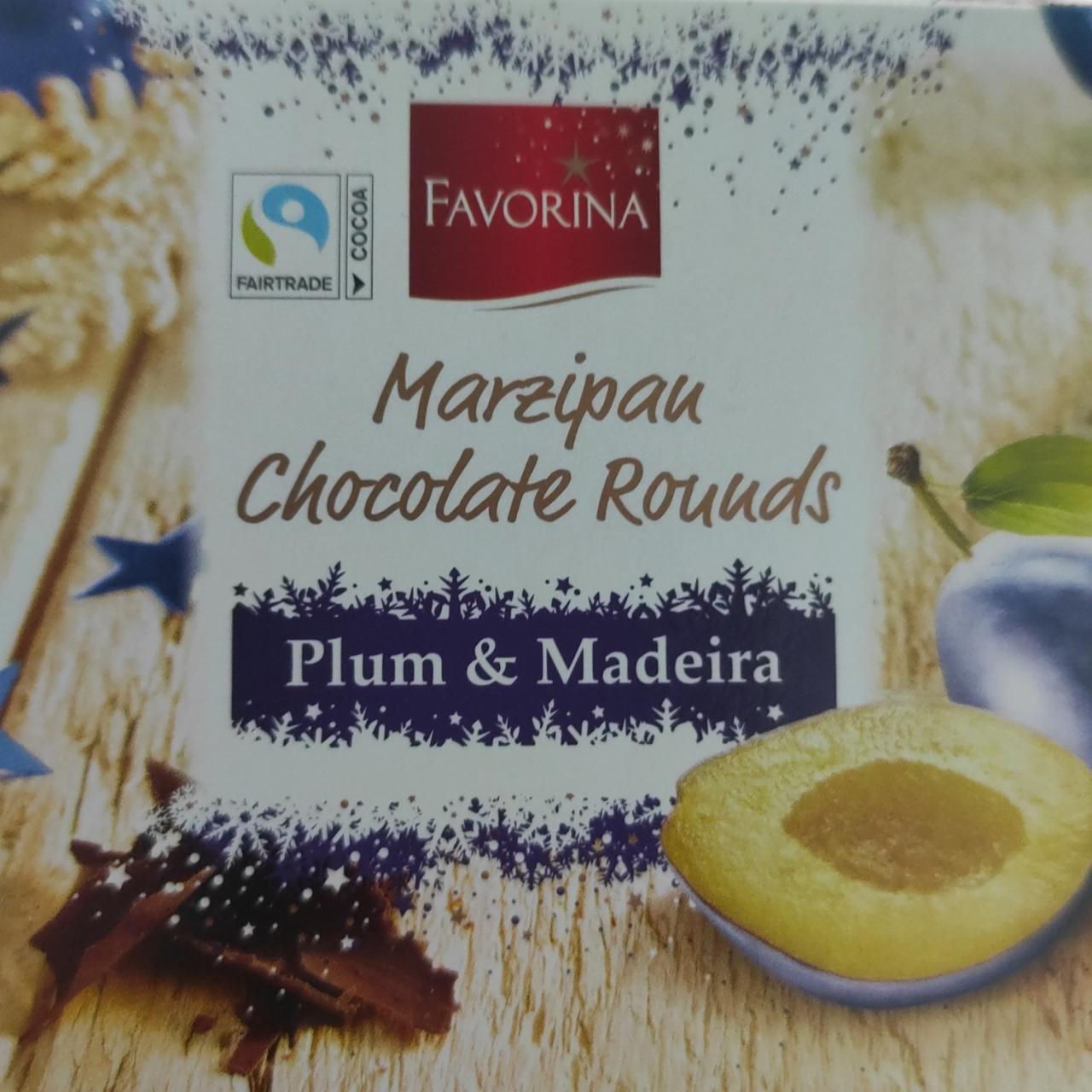 Fotografie - Marzipan Chocolate Rounds Plum & Madeira Favorina