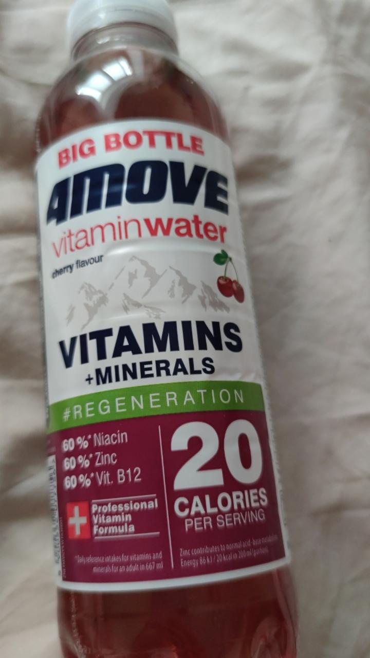 Fotografie - Big bottle 4Move vitamin water cherry flavour