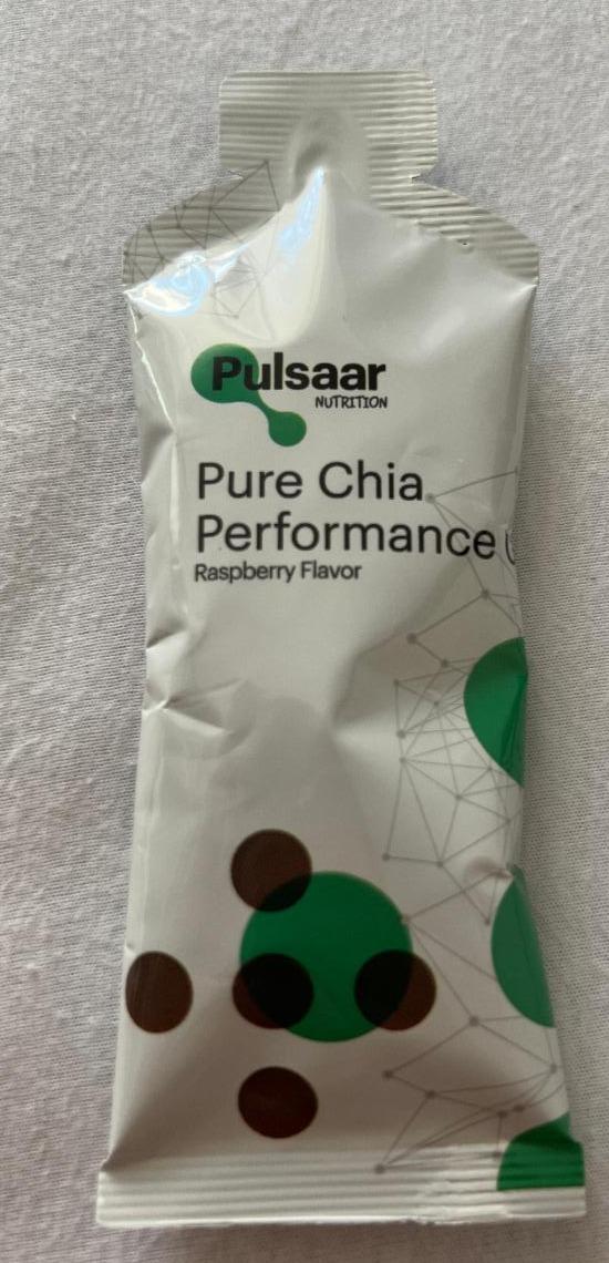 Fotografie - Pure Chia Performance gel Rapsberry flavor Pulsaar nutrition