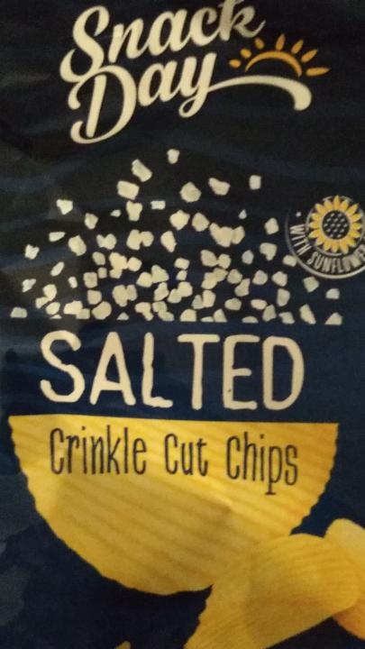 Fotografie - Snack Day Salted crinkle cut chips