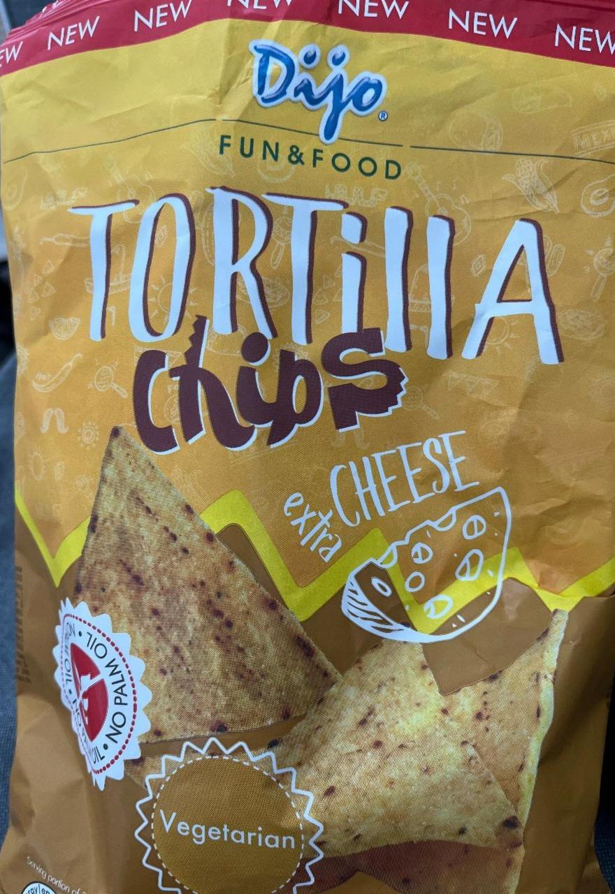 Fotografie - tortilla chipsy extra cheese Dijo