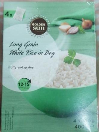 Fotografie - Long grain White Rice in Bag Golden Sun