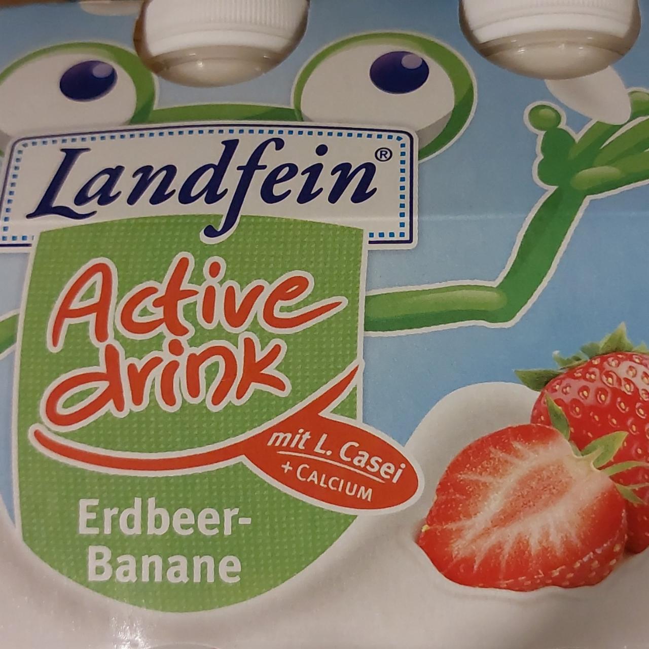 Fotografie - Active drink erdbeer banane Landfein