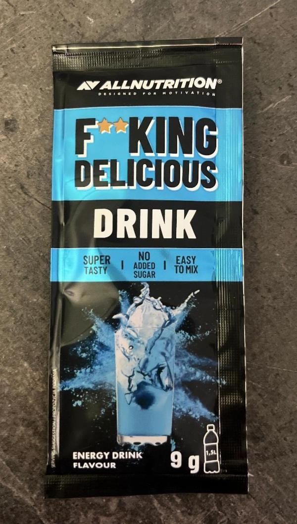 Fotografie - F**king Delicious Drink Energy Drink flavour Allnutrition