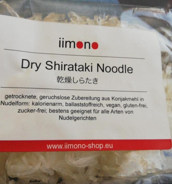 Fotografie - Dry shirataky noodle