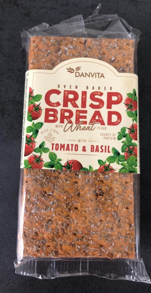 Fotografie - Crisp Bread Wheat with Tomato & Basil DanVita