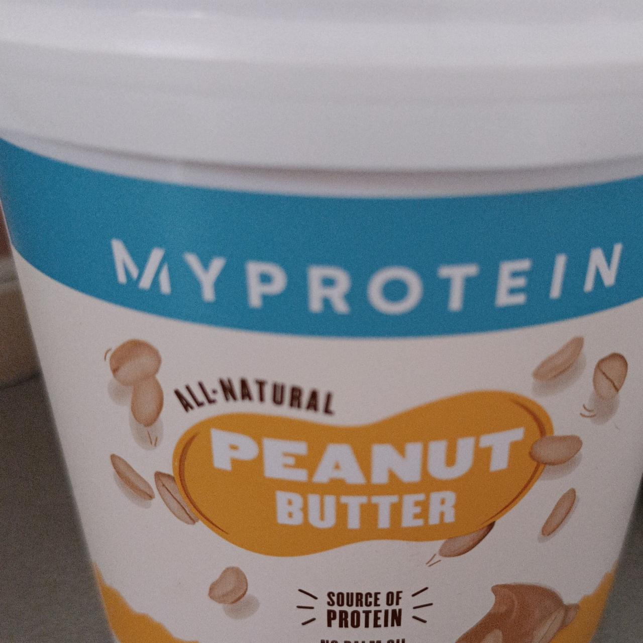 Fotografie - Peanut Butter All-Natural MyProtein