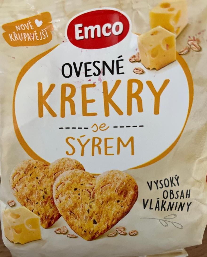 Fotografie - Ovesné krekry se sýrem Emco