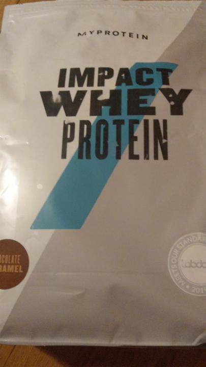 Fotografie - Impact Whey Protein Chocolate Caramel MyProtein