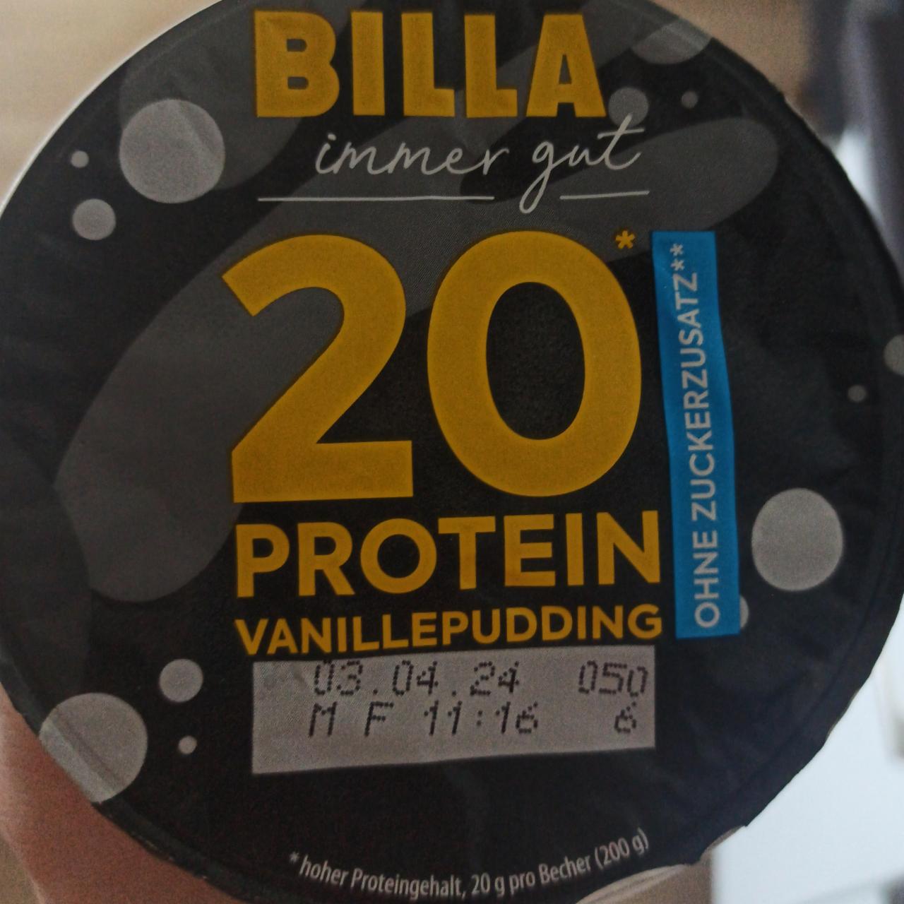 Fotografie - 20 Protein Vanillepudding Billa