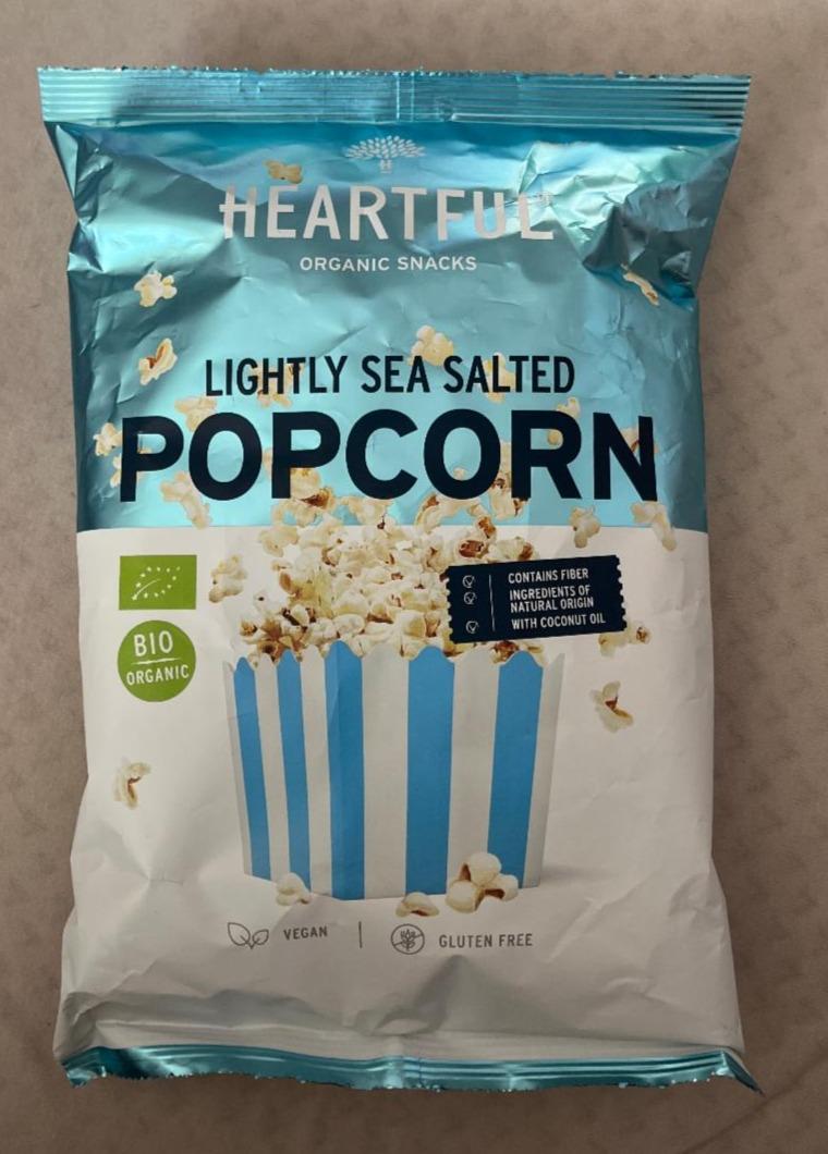 Fotografie - Popcorn Lightly sea salted Heartful organic snacks