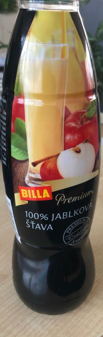 Fotografie - 100% jablková šťava BILLA premium