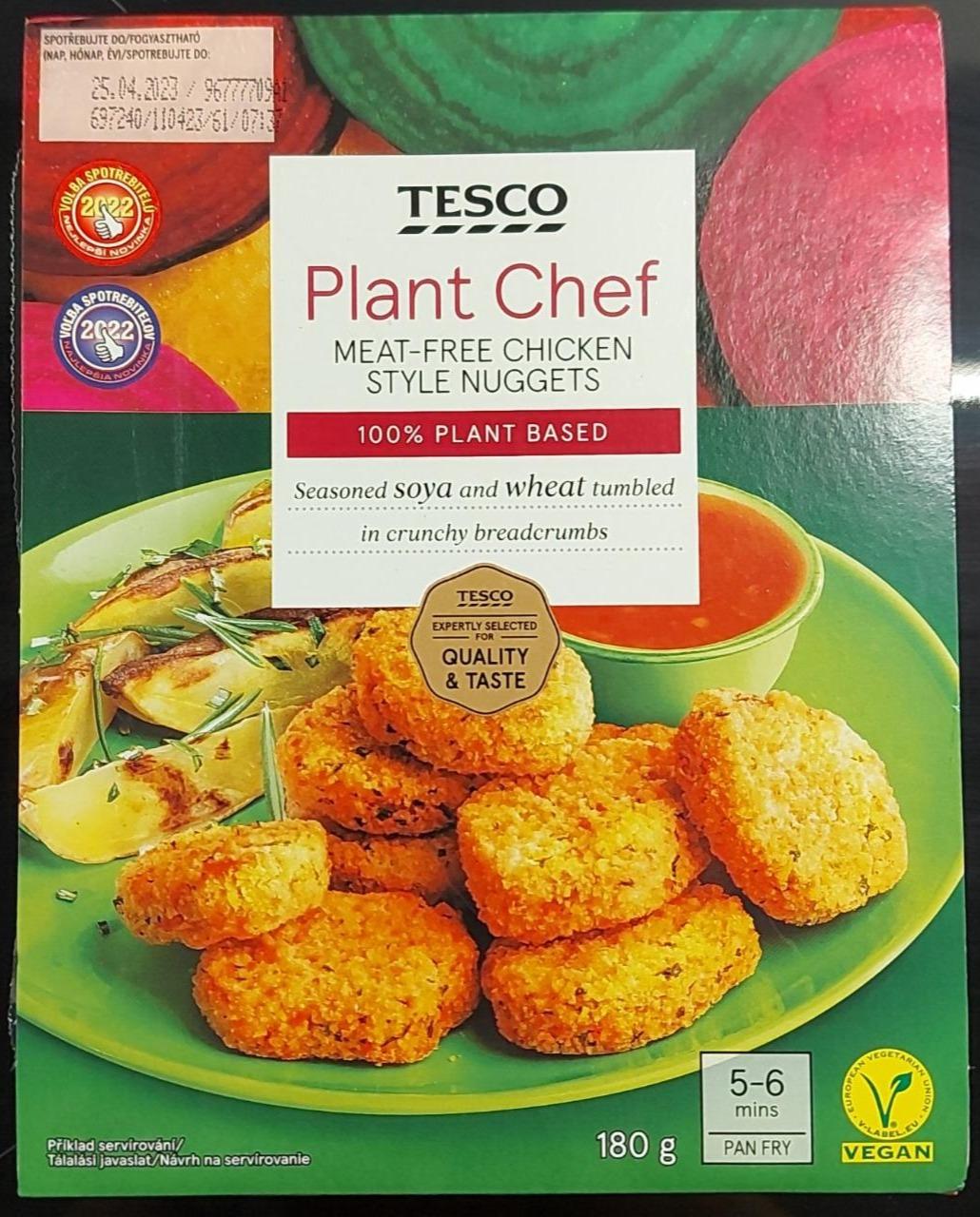 Fotografie - Plant Chef Meat-free Chicken Style Nuggets Tesco