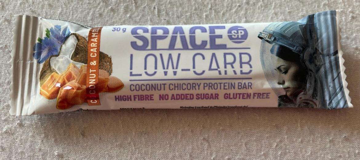 Fotografie - Space Low-Carb Protein bar Coconut & Caramel