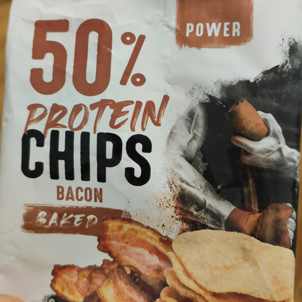 Fotografie - 50% Protein Chips Bacon Baked Power