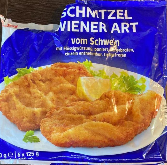 Fotografie - schnitzel Wiener art von schwein
