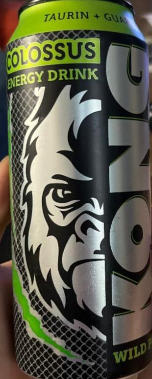 Fotografie - Colossus energy drink Wild power Kong Strong