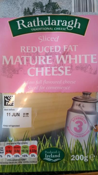 Fotografie - Rathdaragh Reduced Fat Mature White Cheese
